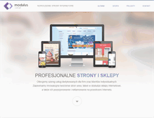 Tablet Screenshot of modulus.com.pl
